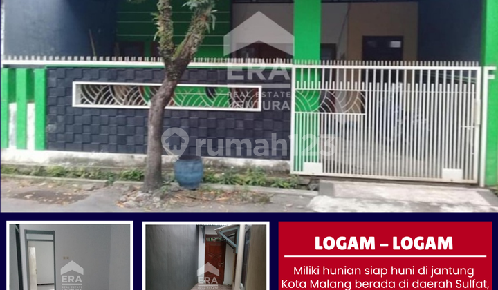 Rumah Dijual Di Daerah Logam - Logam Sulfat, Akses Mudah