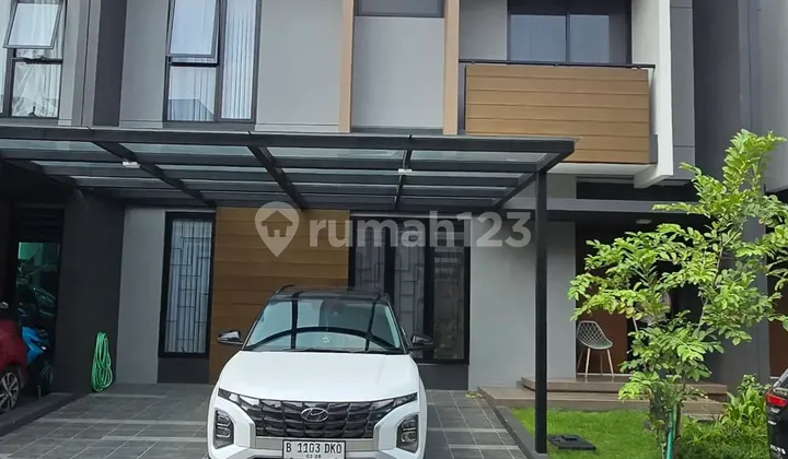 Rumah Modern 2 Lantai Full Furnish Di Cluster Mulberry Summarecon Bekasi
