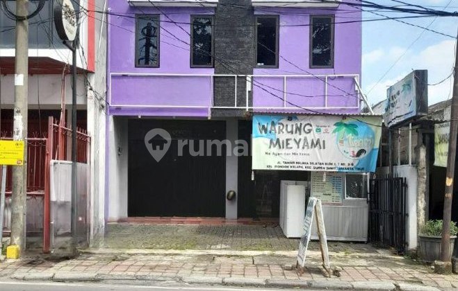 disewakan ruko strategis pinggir jalan di pondok kelapa jaktim 1