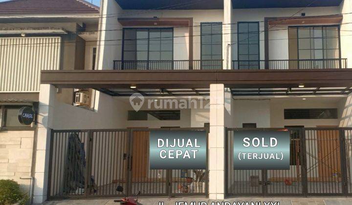 New Rumah 2 Lantai di Jemur Andayani Surabaya  1