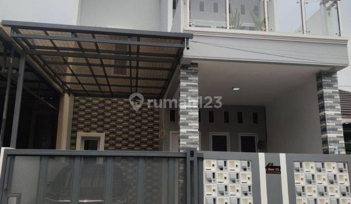 Rumah modern minimalis 3 lantai dalam komplek siap huni 1