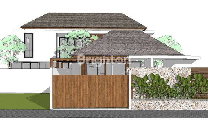 Under Construction luxurious modern living villa at Sanur Kauh. 2