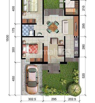 Rumah Citraland Cluster The Greenlake 1 Lantai  2