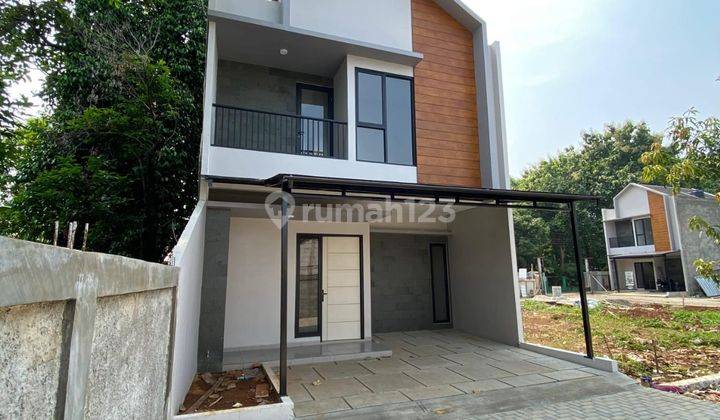 rumah modern minimalis terjangkau dekat akses tol 2