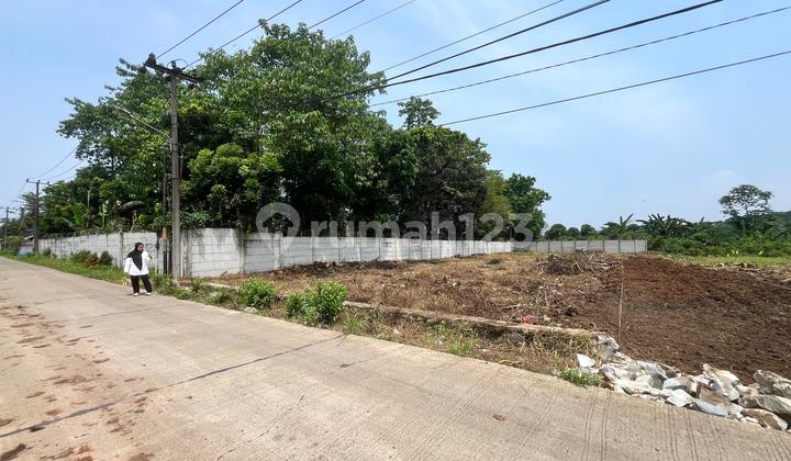 Bisa Cicilan Flat! Tanah 1Jtan/M Pinggir Jalan Dekat Stasiun Baru Jatake