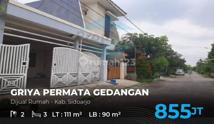 Rumah Dijual Griya Permata Gedangan Sidoarjo 1