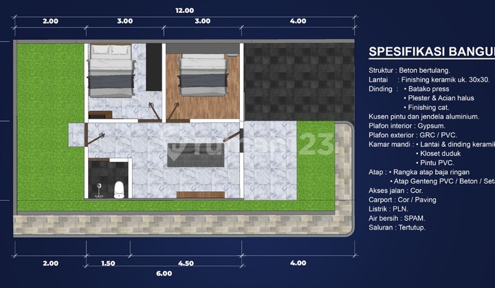 Rumah Baru di Dekat Bandara Hang Nadim Batam 2