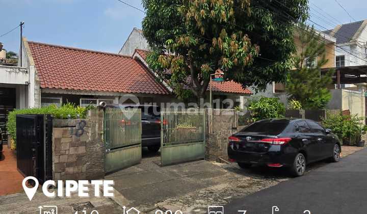 Rumah Asri Dekat Stasiun MRT H Nawi, Bebas Ganjil Genap 