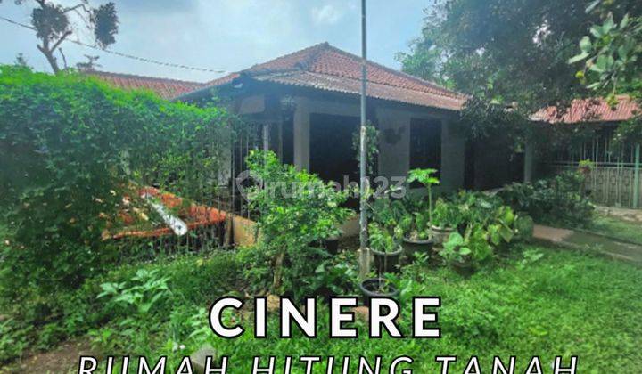 Rumah Lama Hitung Tanah, Strategis Di Daerah Cinere  1