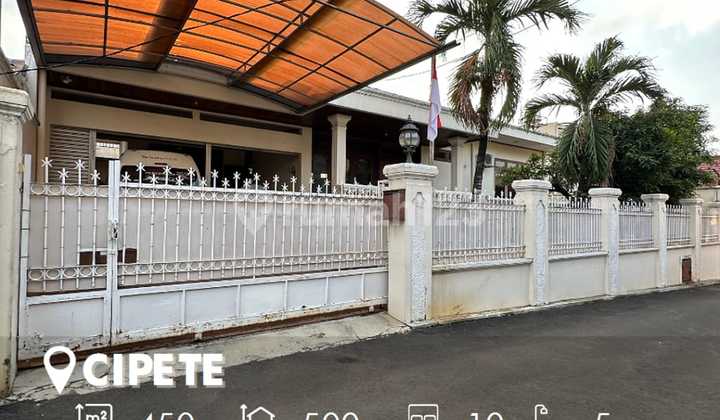 Ready-to-Occupy House in Cipete Complex - South Jakarta