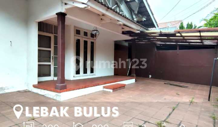 RUMAH HITUNG TANAH DALAM KOMPLEK LEBAK BULUS