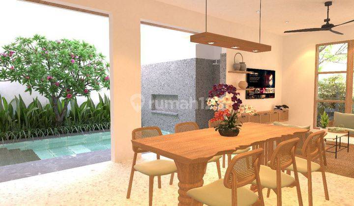 Villa 2 Lantai Bergaya Minimalis Modern Di Canggu 2