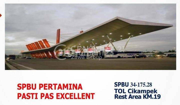 Di Jual Spbu Rest Area Tol Cikampek Km.19 Rest Area Km19a Dan Spbu 1