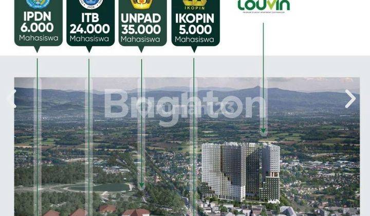 APARTEMEN BARU LOUVIN TIPE STUDIO DI JATINANGOR SUMEDANG 2