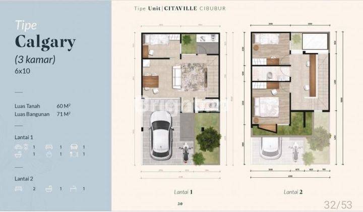 Rumah Hunian Primary Nyaman Citaville Di Cibubur Bogor 2