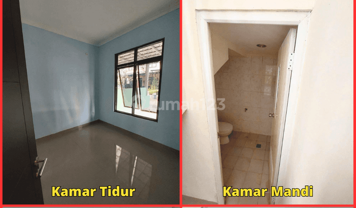 Disewakan Rumah Baru,murah,5 Mnt Ke Pintu Tol Grand Wisata Bekasi 2