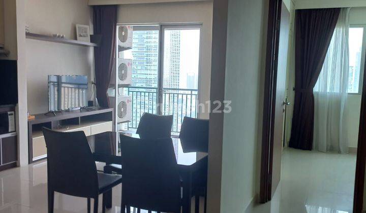 Jual Murah Apartemen Sahid Sudirman Residences 2 Kamar Tidur Furnished Bagus,  Murah