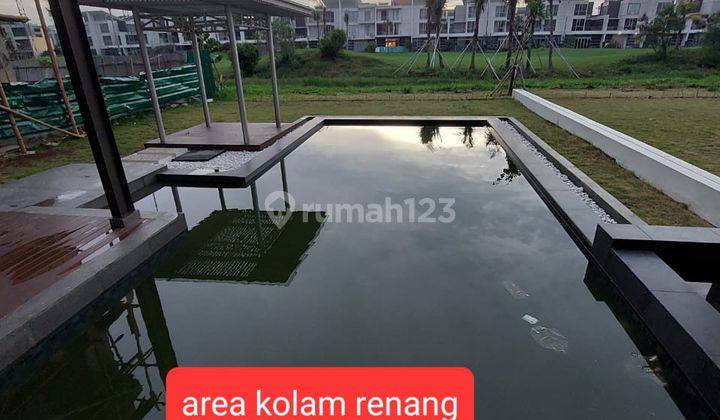 FOR RENT Rumah 3 Lantai Siap Pakai di Cluster Mozart Golf Island 1