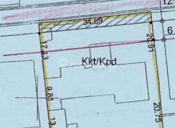 Disewa/jual Kavling Komersil Di Kemang Lokasi Strategis Luas 1465m² 2