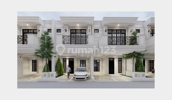 Rumah Modern Minimalis 2 Lantai di Ciracas Rumah Modern Minimalis 2 Lantai di Ciracas