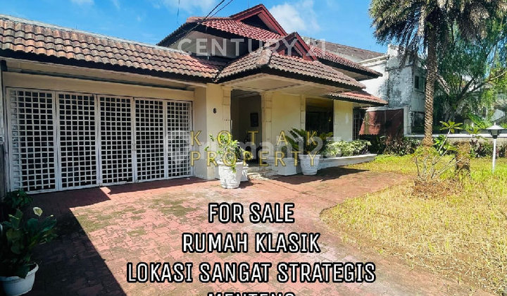 Rumah Klasik Siap Huni 2 Lantai Menteng Jakarta Pusat