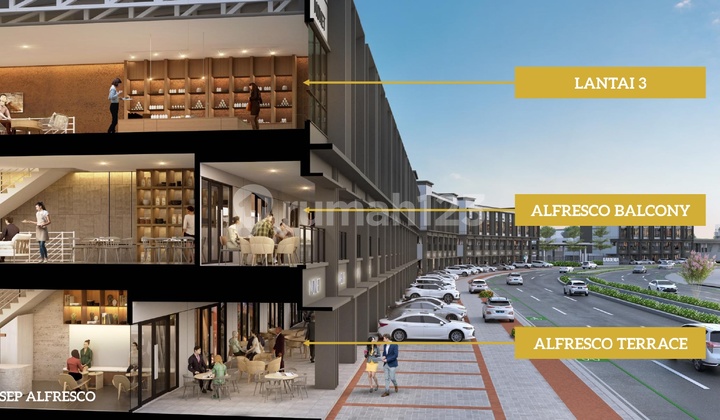 Latest 3-Story Shophouse Gardenia Square Paramount Petals 2