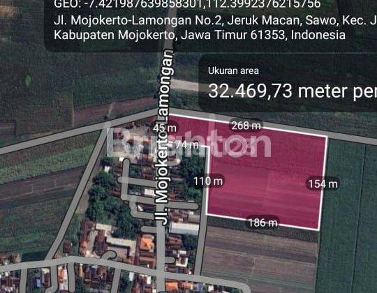 TANAH STRATEGIS, LUAS, ZONA INDUSTRI, MOJOKERTO 1