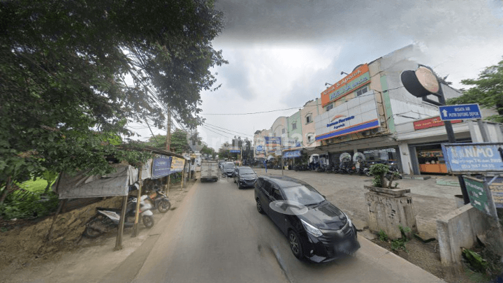 Tanah Pinggir Jalan Raya Cocok Dibangun Ruko Area Komersil Sawangan Depok  1