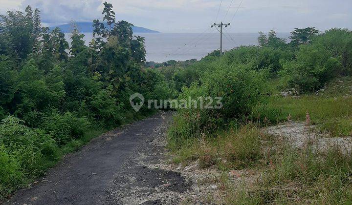 Land with an area of 23 are full view, location Nusa Penida 2