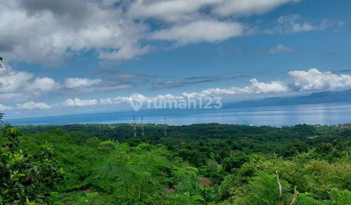 Land Full View Sea, Mountain, Sunset Nusa Penida Location 1