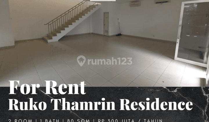 Ruko Apartement Thamrin Residence 2 Lantai View Barat