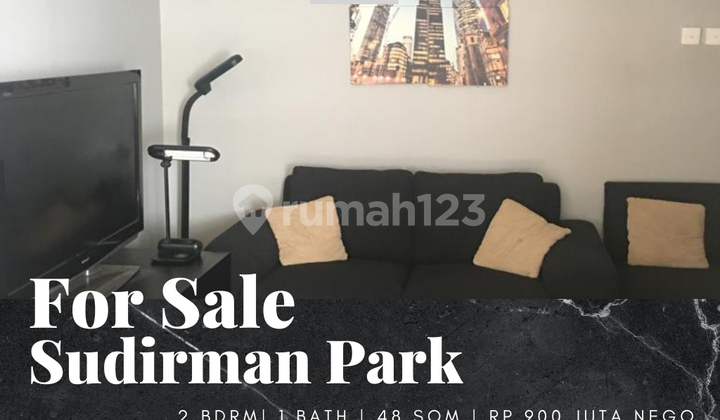 Dijual Apartemen Sudirman Park 2 Bedroom Furnished Bagus