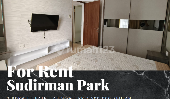 For Rent Sudirman Park Apartment 2 Bedrooms Fully Furnished
