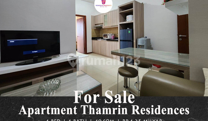 For Sale Apartment Thamrin Residence 1 Bedroom Fully Furnished