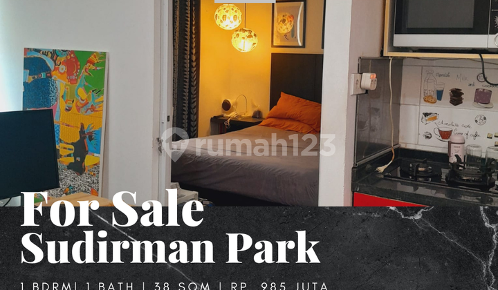 Dijual Apartemen Sudirman Park 1 BR Furnished Bagus Posisi Hoek 1