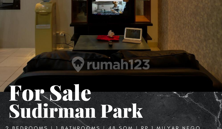 Dijual Apartemen Sudirman Park 2 Bedroom Furnished Middle Floor