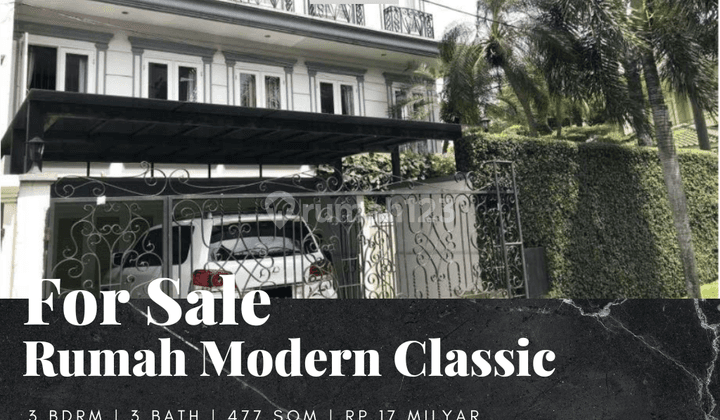 Dijual Rumah Pondok Indah Modern Classic 1