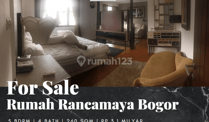 Dijual Rumah Rancamaya Istana Bunga Strategis 1