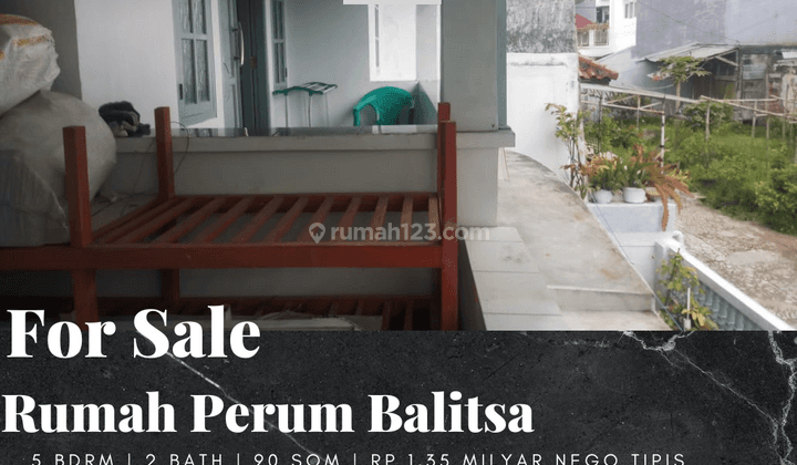 Dijual Rumah di Perum Balitsa Cikole Lembang 2 Lantai 1