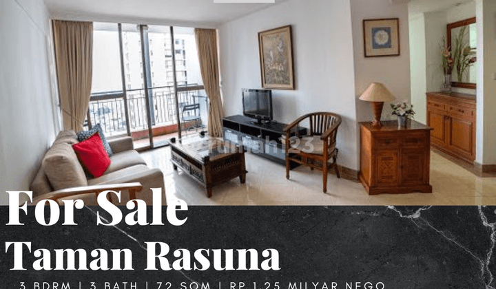 Dijual Apartement Taman Rasuna 2br Full Furnished Tower 7 1