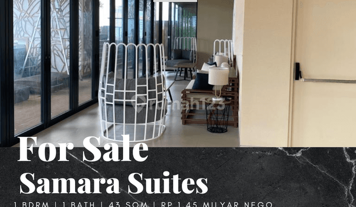 Dijual Apartement Samara Suites 1 Bedroom 1