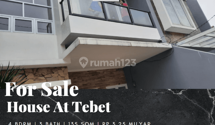 Dijual Rumah Bagus di Tebet Timur 3 Kamar 1