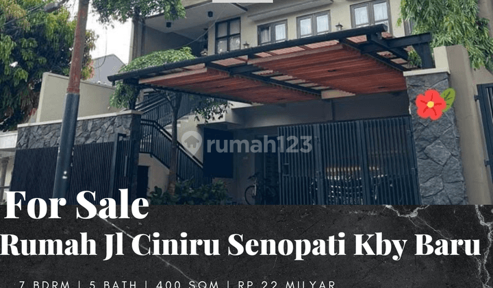 Rumah 2 Lantai Bagus Semi Furnished SHM Senopati, Jakarta Selatan 1