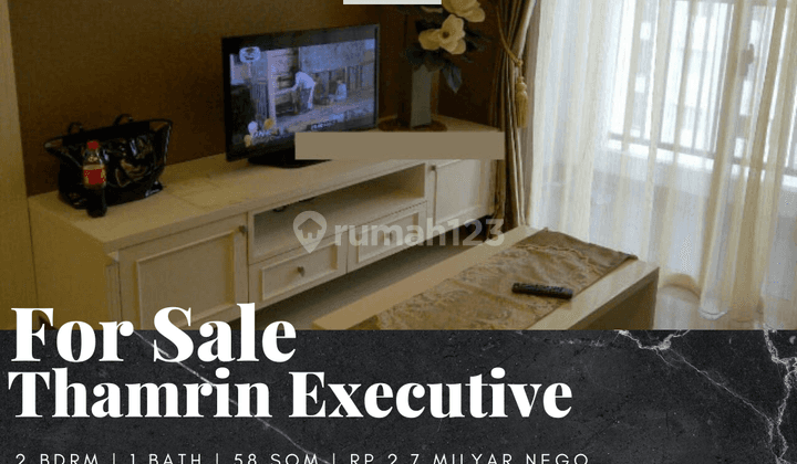 Dijual Apartement Thamrin Executive Residence 2br Full Furnished 1