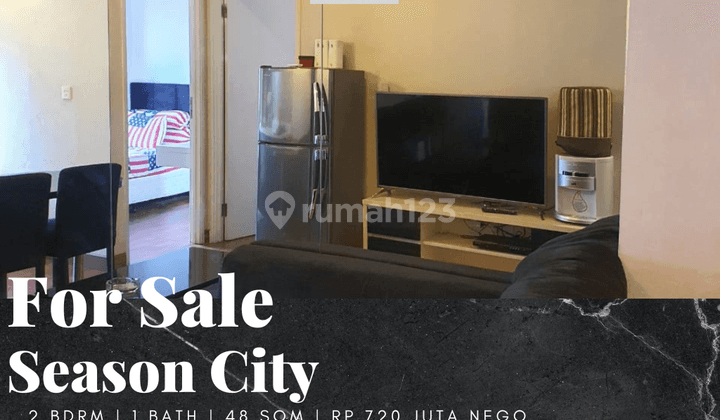 Dijual Apartement Season City 2 BR Full Furnished View City 1