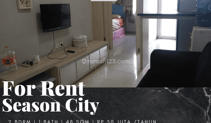 Disewakan Apartement Season City 2 BR Full Furnished Tower C 1