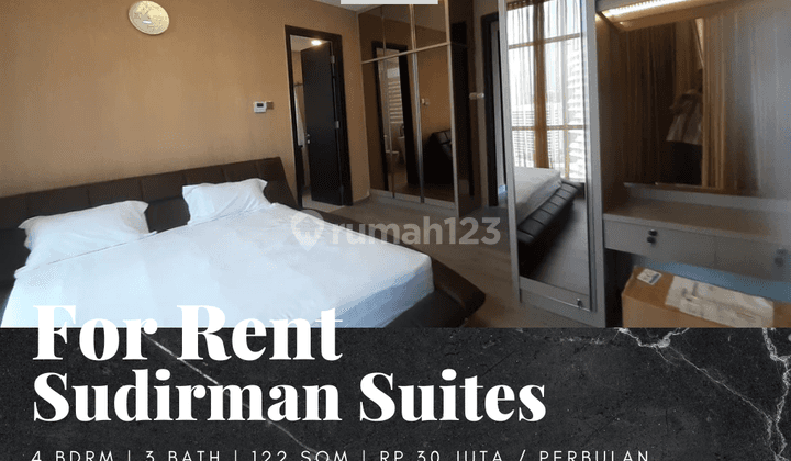 Disewakan Apartement Sudirman Suites 3 BR 1 Maidroom Full Furnished 1