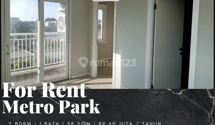 Disewakan Apartement Metro Park 2 Bedrooms 1