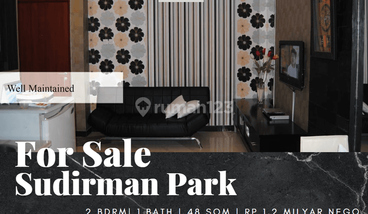 Dijual Apartment Sudirman Park 2br Full Furnished Lantai Sedang 1