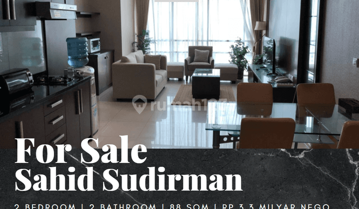 Dijual Apartemen Sahid Sudirman 2br Furnished View Bni City 1